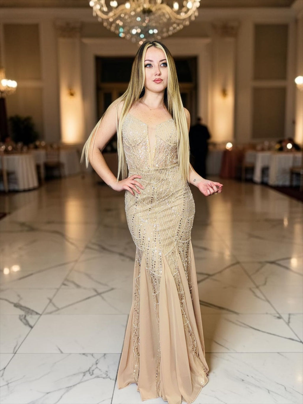 Golden Queen Dress