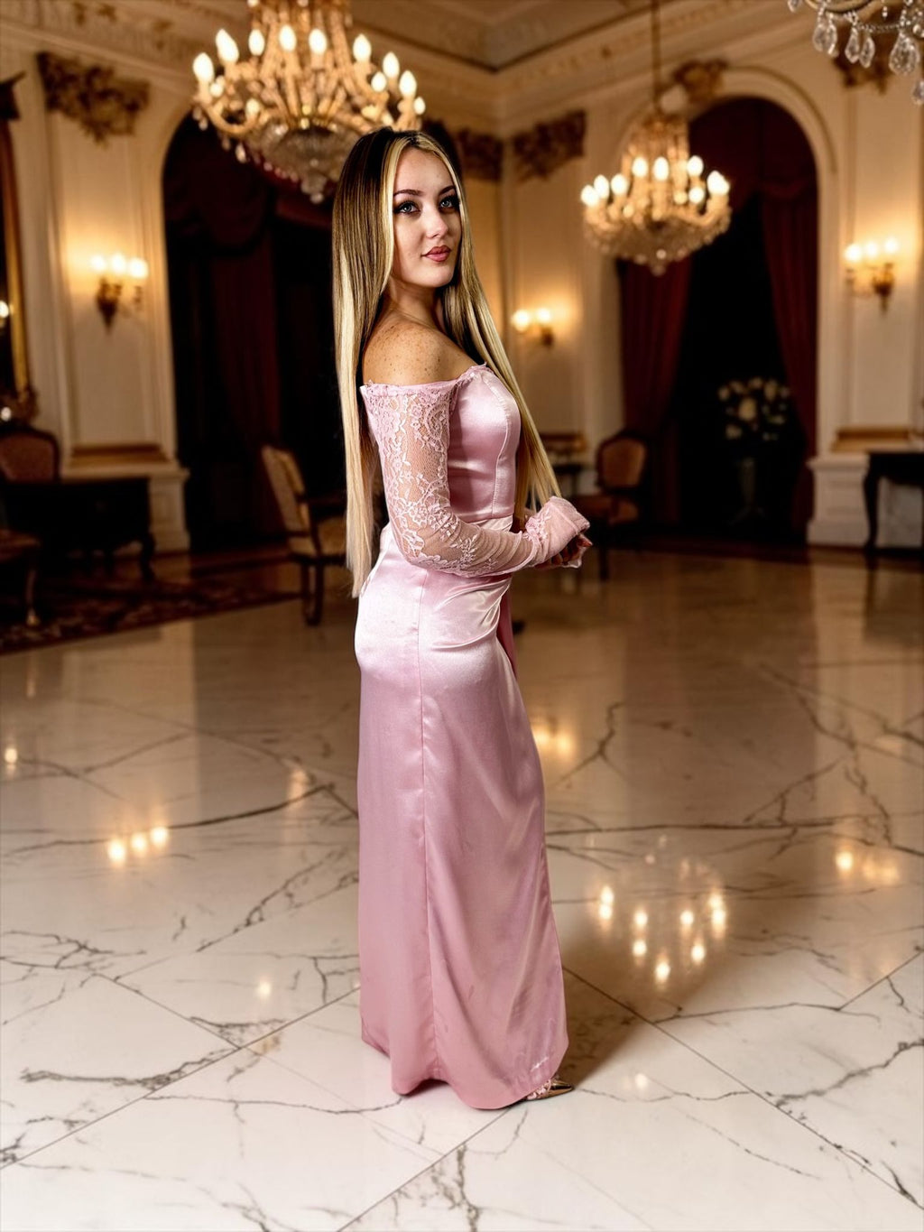 Pretty in pink dress